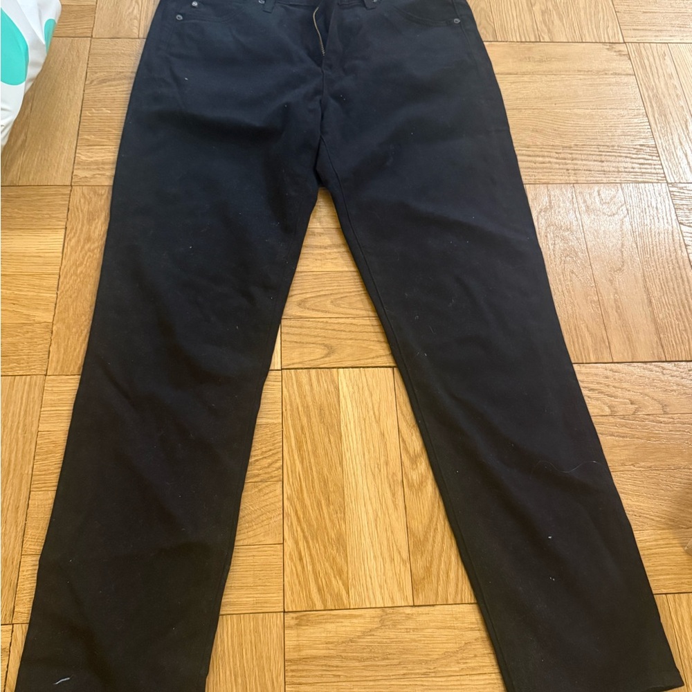 Brand New AG Black Straight-Leg Pants
